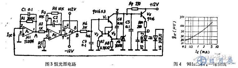 精密穩(wěn)壓電源TL431構成的恒光源電路