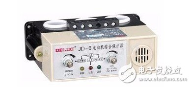 JD一6的電機保護器五個接線柱的接法圖