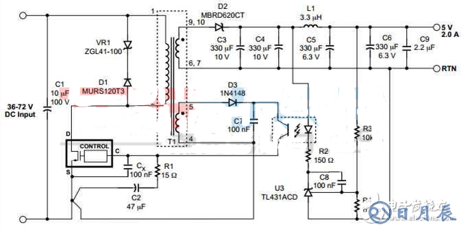 光耦開關電源電路圖大全（光電耦合器/可控精密穩(wěn)壓源）