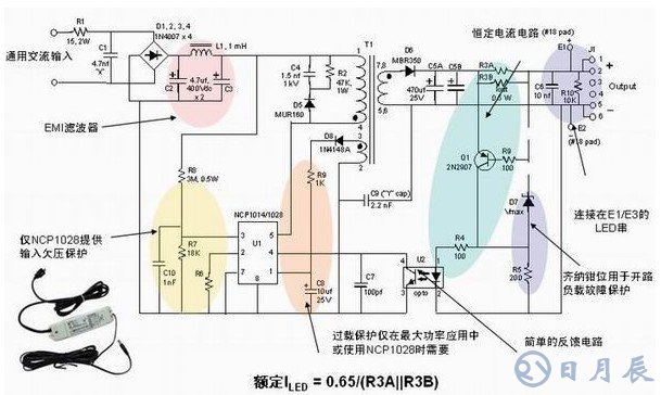 直流電源或交流電源對LED驅動應用的設計