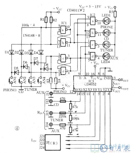 6種音頻電子開關(guān)電路分析