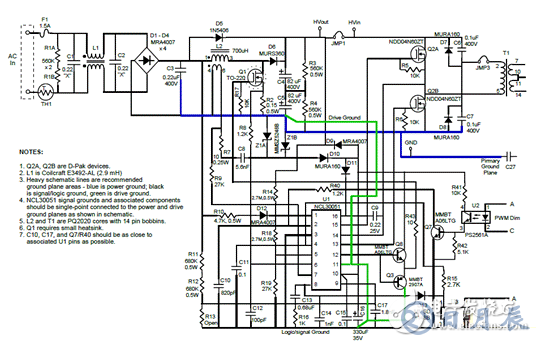 On Semi公司推出了LED驅(qū)動(dòng)器評(píng)估板NCL30051電路解決方案