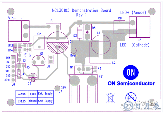 On Semi公司推出了LED驅(qū)動(dòng)器評(píng)估板NCL30051電路解決方案