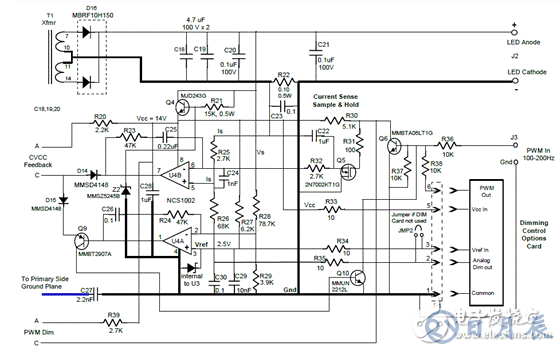 On Semi公司推出了LED驅(qū)動(dòng)器評(píng)估板NCL30051電路解決方案