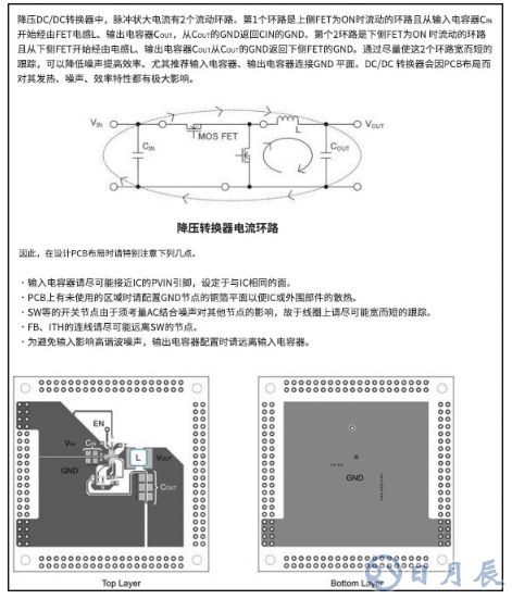 電源IC應用電路例和基板布局