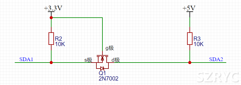 經典MOS管電平轉換電路