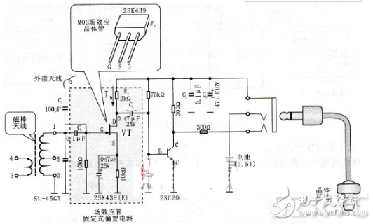 場效應(yīng)管放大電路圖大全（五款場效應(yīng)管放大電路原理圖詳解）